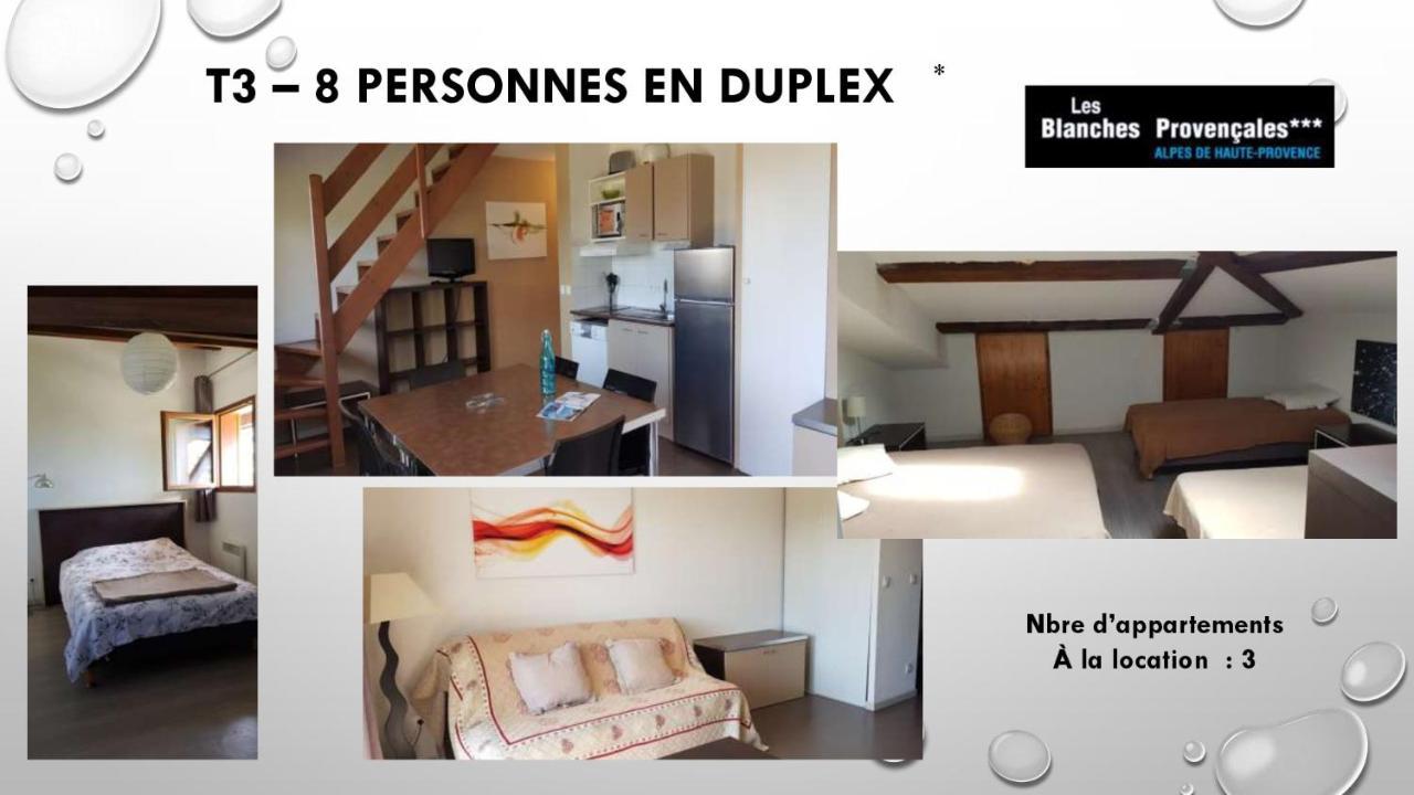 Les Blanches Provencales Bed & Breakfast Selonnet Екстериор снимка